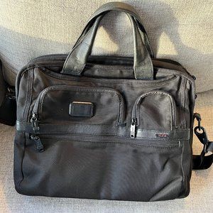 TUMI Alpha Expandable Organizer Laptop Brief